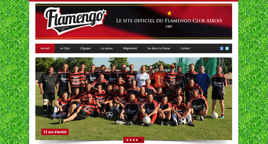 Le site internet du Flamengo